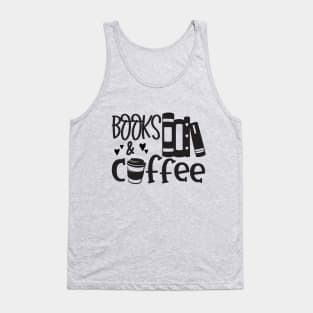 books and coffee Tank Top